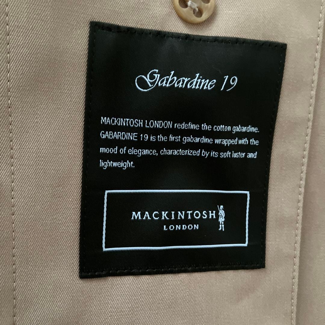 マッキントッシュロンドン　ベージュ フードコートライナー付き