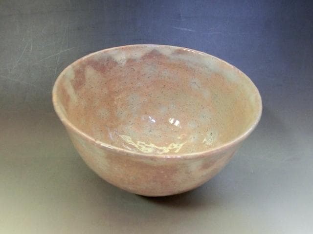 茶碗■萩焼き「三輪敏之」浴城陶苑 お茶道具 桐共箱 古美術 時代物 骨董品■