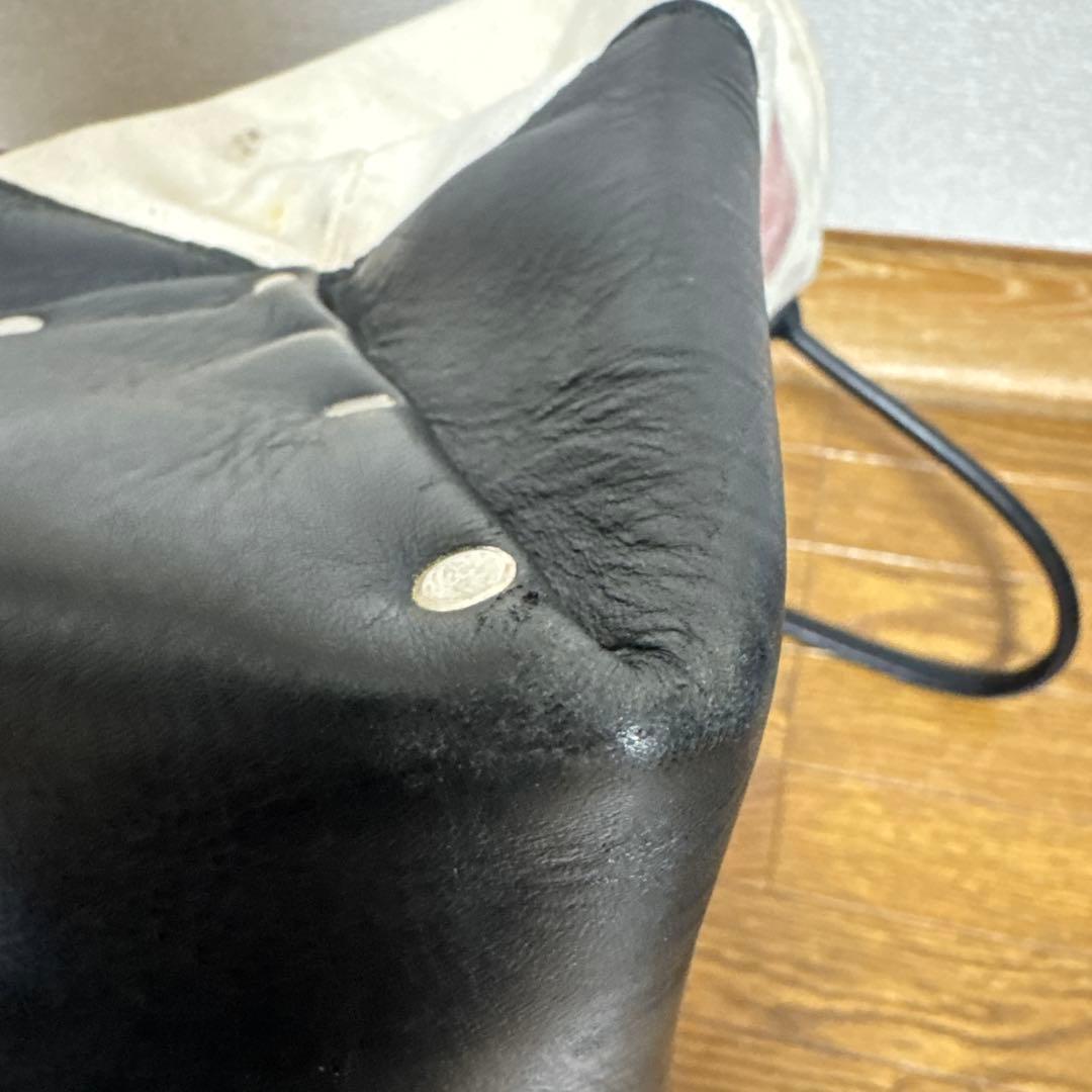 GLADHAND ハンドペイント ヘリテージレザー　キャンバス トートバッグ