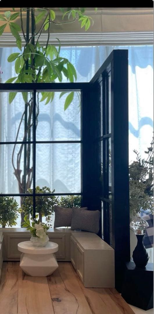 ドールハウス　撮影背景ボード　ハンドメイド☆コーナールーム＆チェア＆シェルフ家具