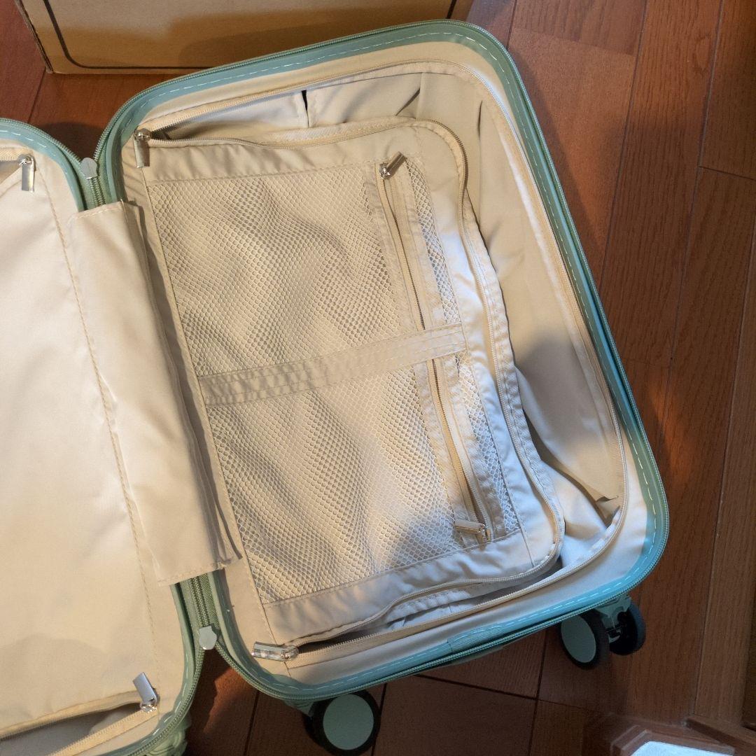 AWW キャリーケース 小型 機内持ち込みサイズ くすみグリーン