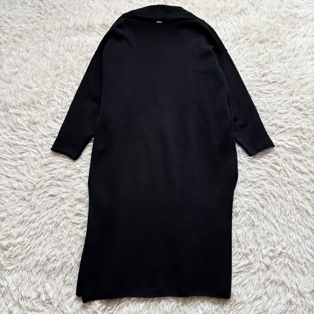 美品 Deuxieme Classe Twins cotton ロングガウン 黒