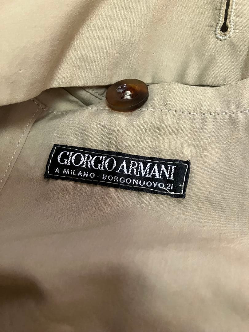 90s giorgio armani トレンチコート