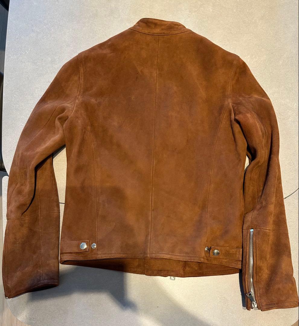 エンメティ　スエード ライダースジャケット