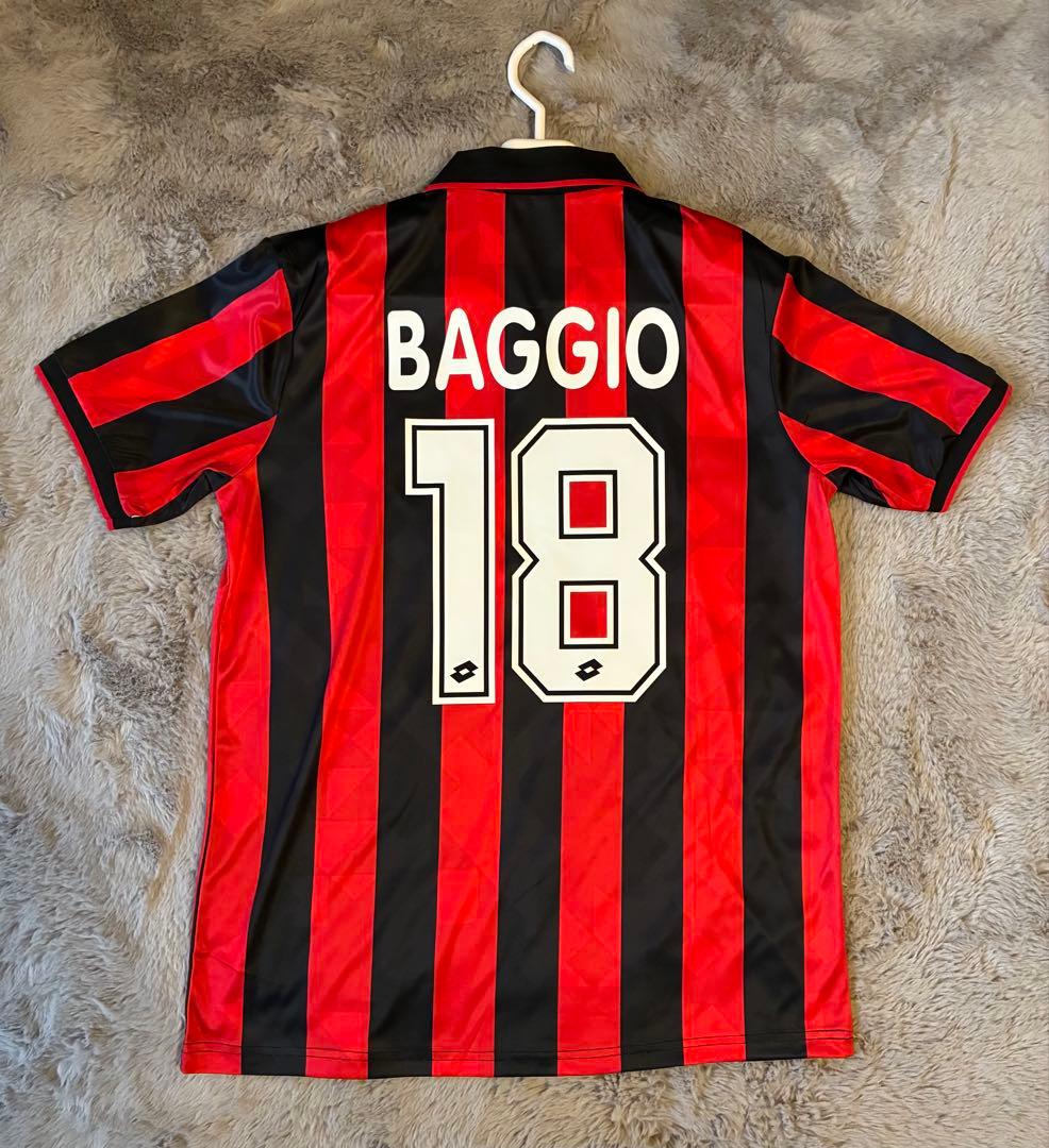 【新品 激レア】セリエA ミラン 95-96 バッジョ ホーム ユニフォーム L