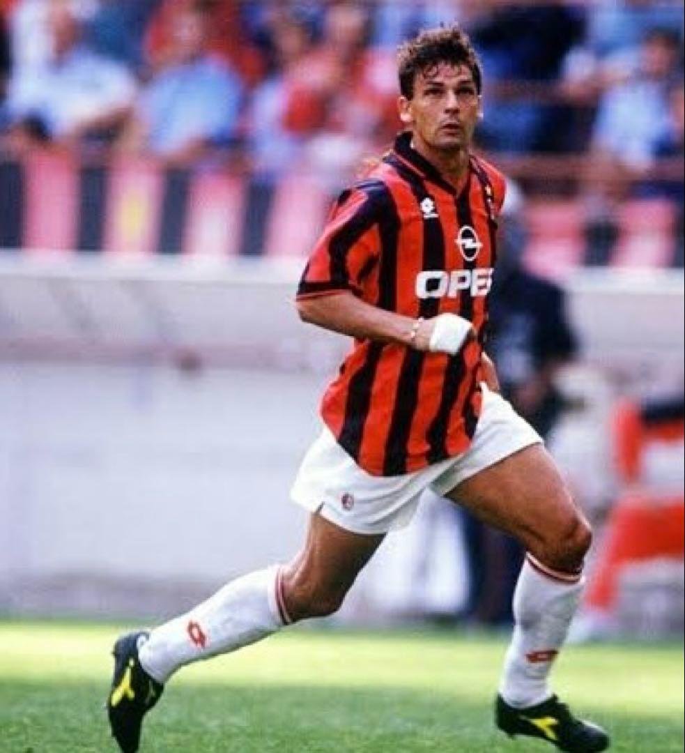 【新品 激レア】セリエA ミラン 95-96 バッジョ ホーム ユニフォーム L