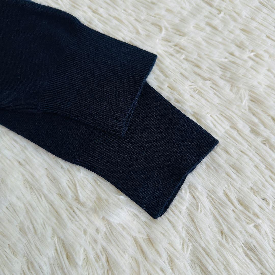 【極美品】ドゥーズィエムクラス　クルーネックプルオーバー ネイビー