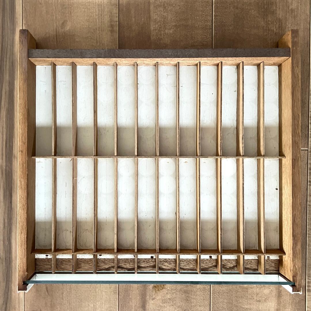 ダルマミシン糸 糸ケース 陳列棚 糸収納棚 引出し収納 レトロ ルアーケース