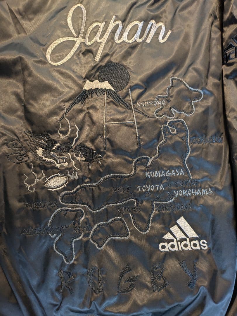 新品未使用★adidas ALL BLACKS スカジャン