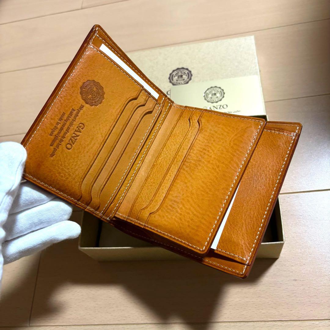 ガンゾ　ganzo THIN BRIDLE (シンブライドル) 大型二つ折り財布
