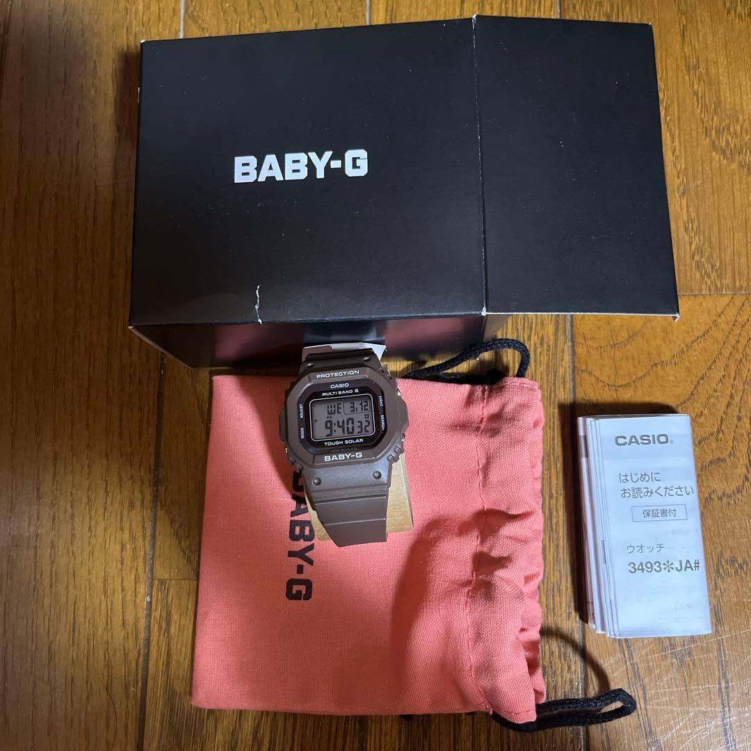 カシオ　腕時計 ベビージー BGD-5650-5JF レディース ブラウン