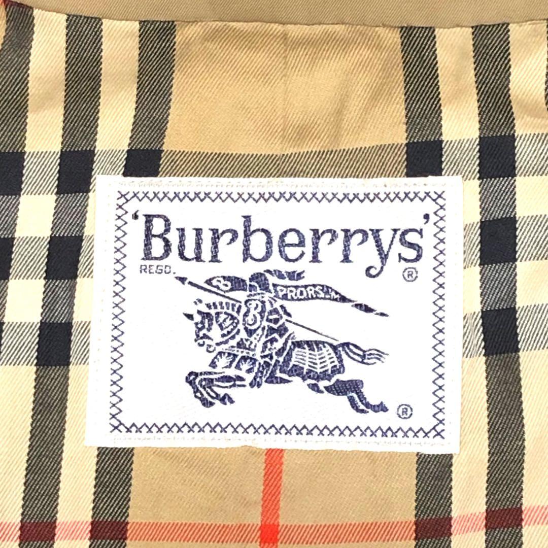 良品　BURBERRYS バーバリー　ステンカラーコート ノバチェック　L