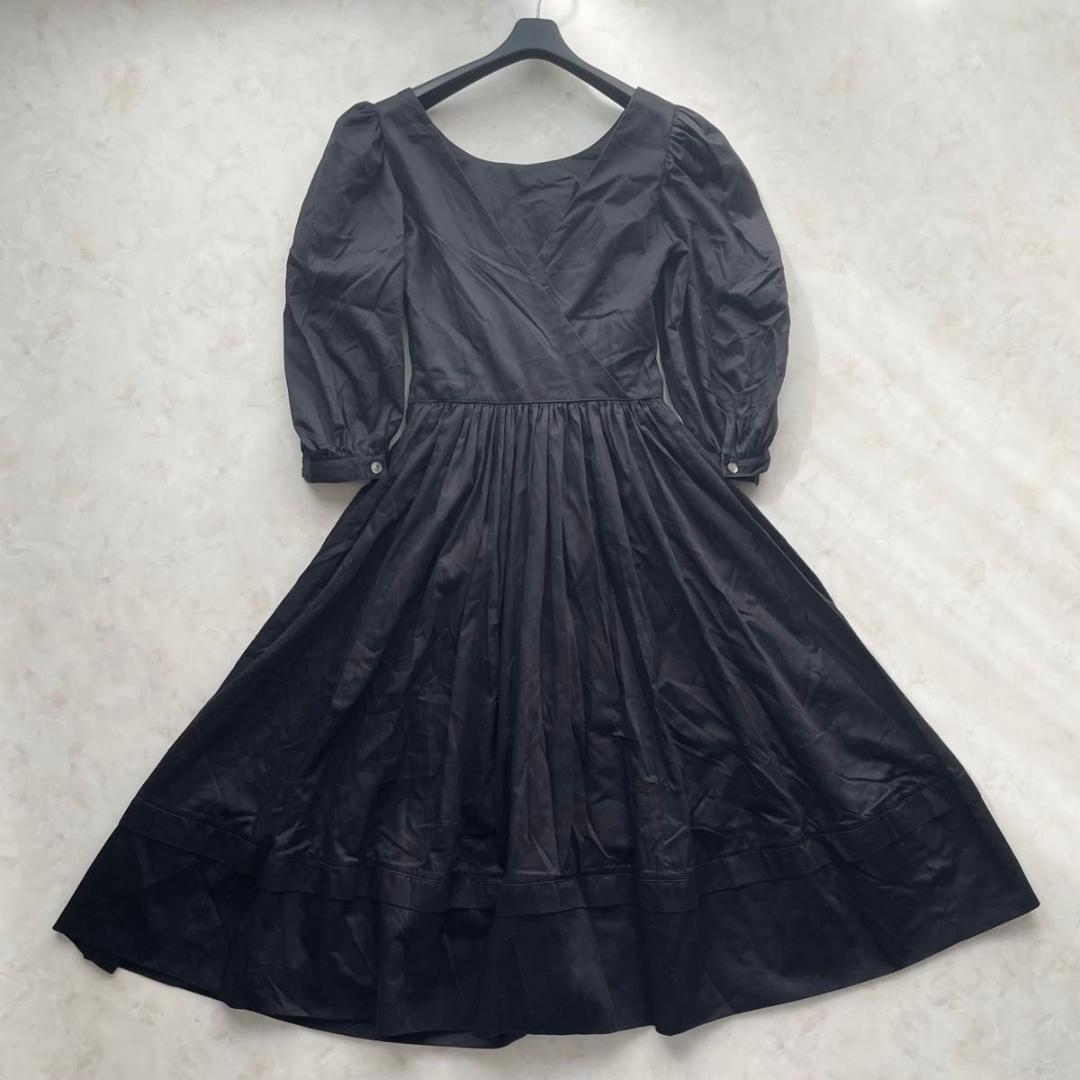 Laura Ashley 10 ワンピース ブラック レディース 人気