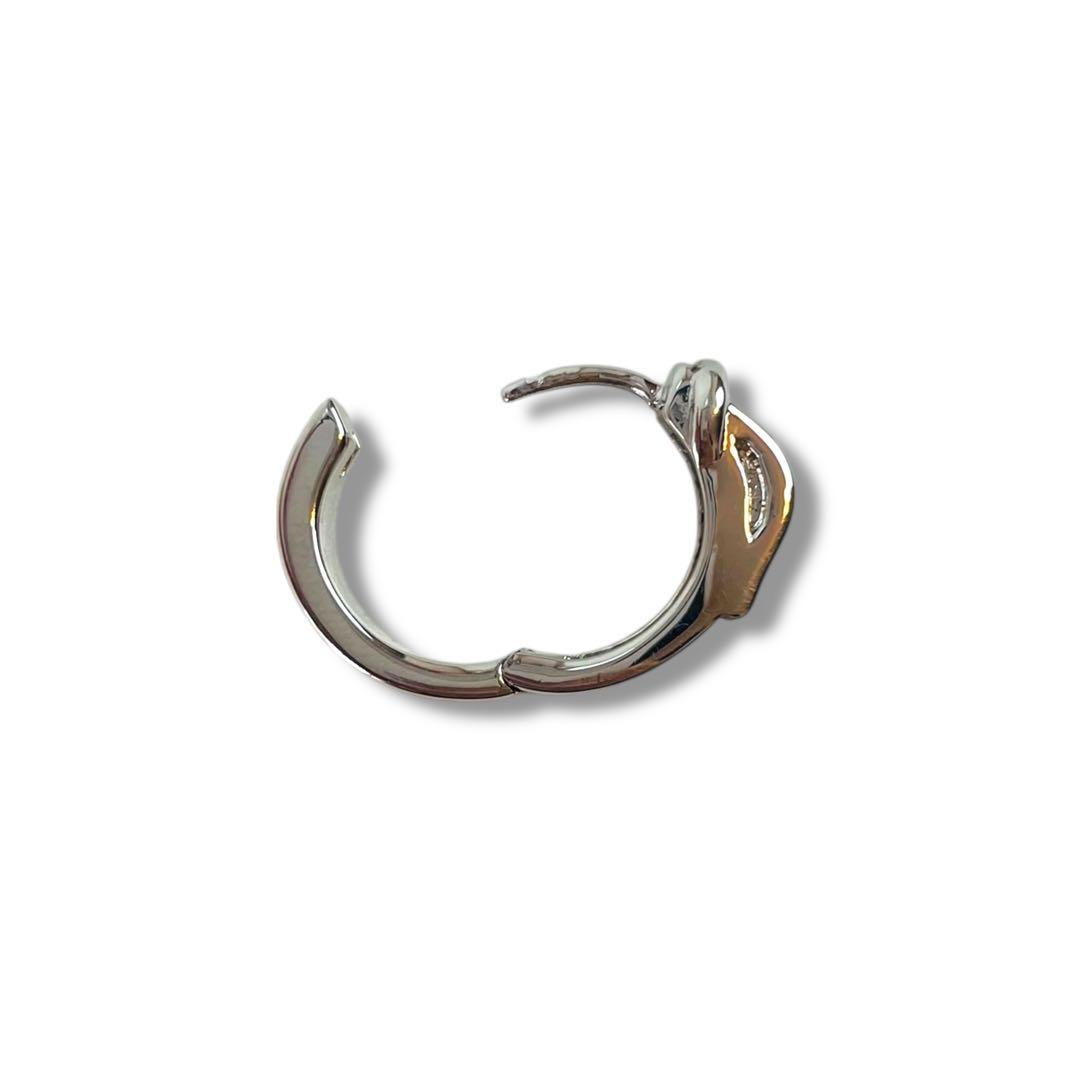 美品 ヴィヴィアンウエストウッド ボビー フープピアス 片耳 シルバー y2k