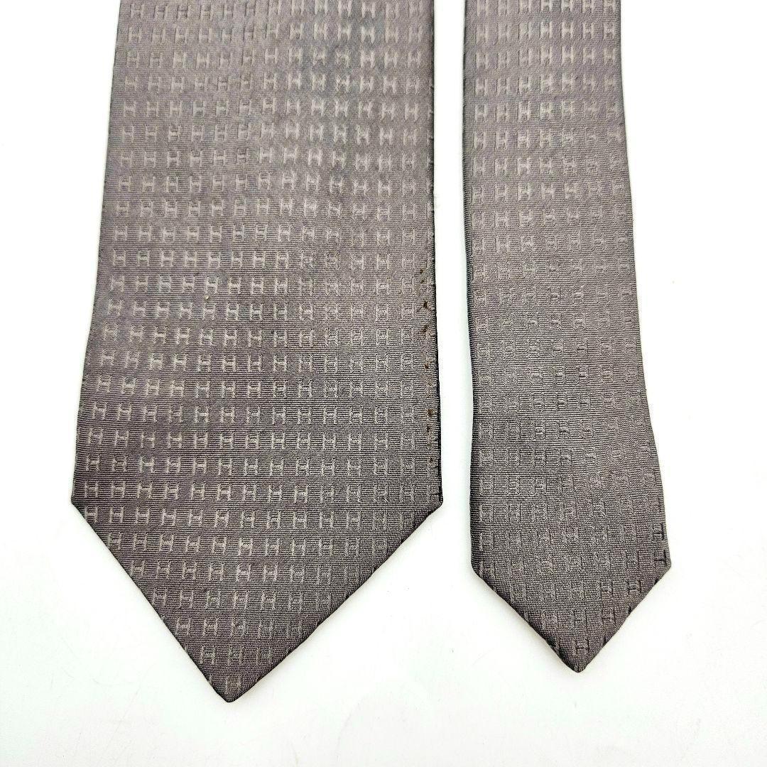 HERMES H柄 ネクタイ　〈514-2〉