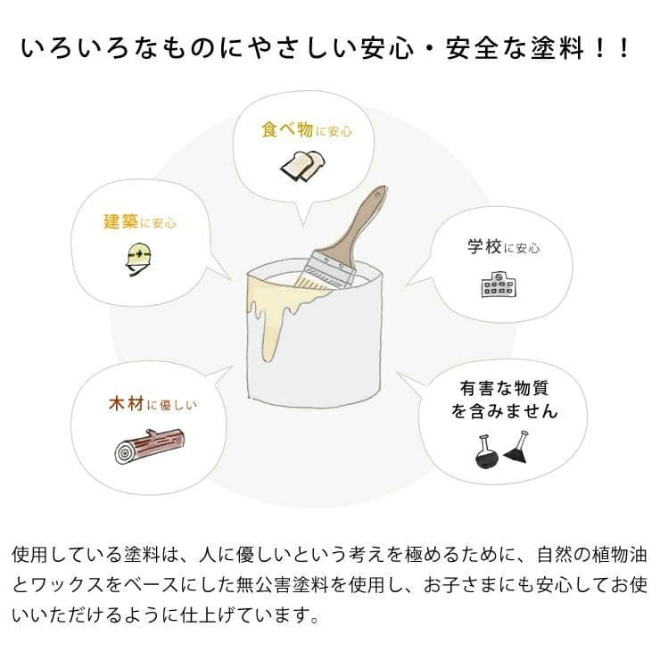 入学準備☆美品　国産・無垢材 ムックモック デスク＆チェア【デスク用】