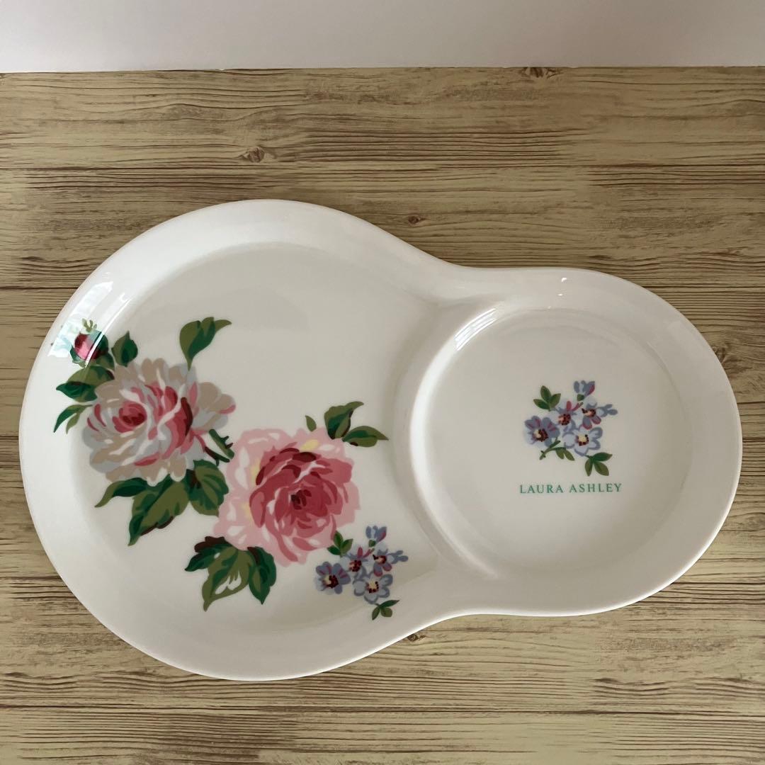 LAURA ASHLEY ローラアシュレイ花柄プレート2枚セット