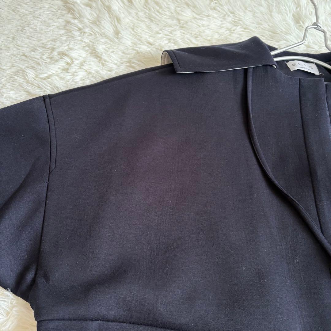 ella selectshop カーボードセーラーコート　ネイビー　フリーサイズ