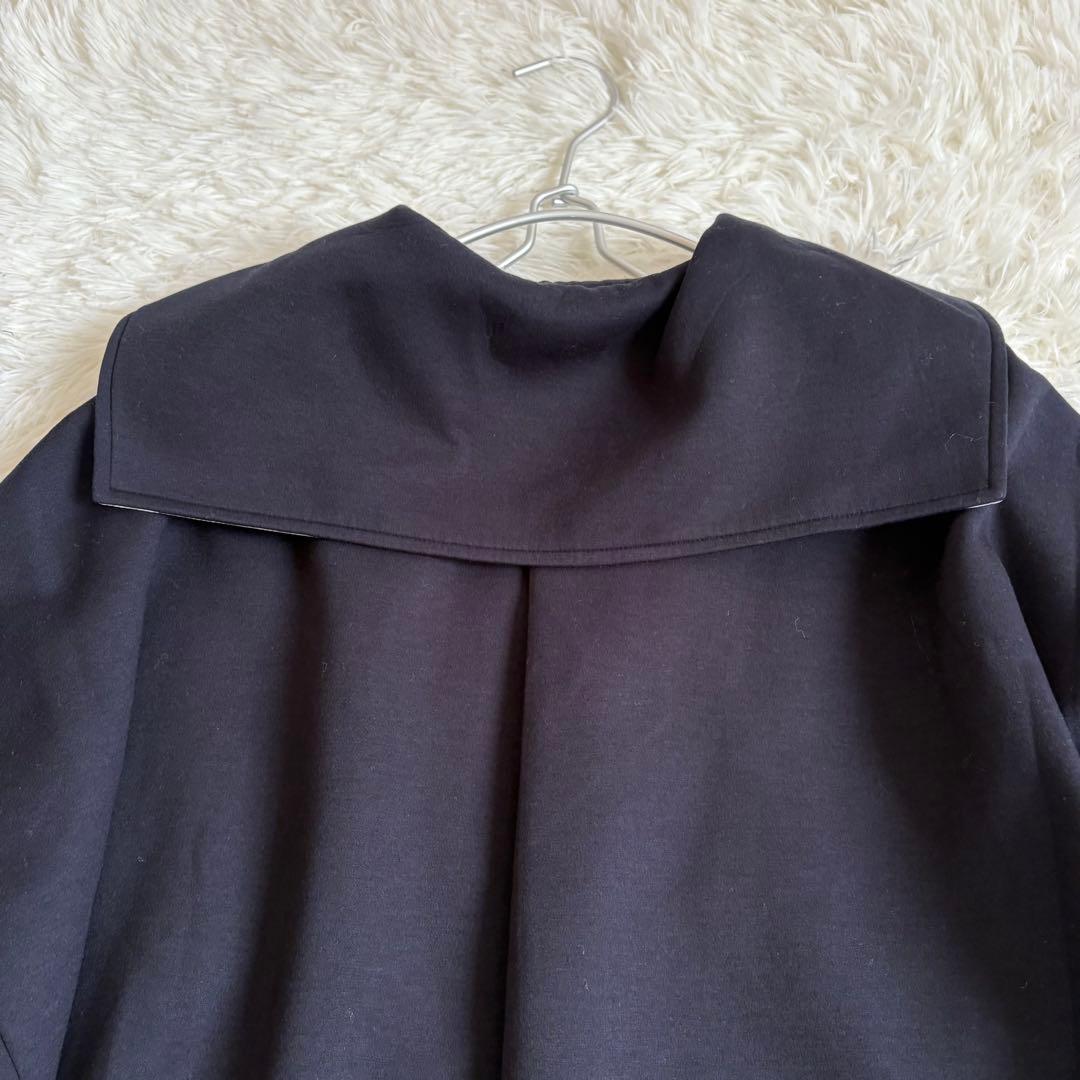 ella selectshop カーボードセーラーコート　ネイビー　フリーサイズ