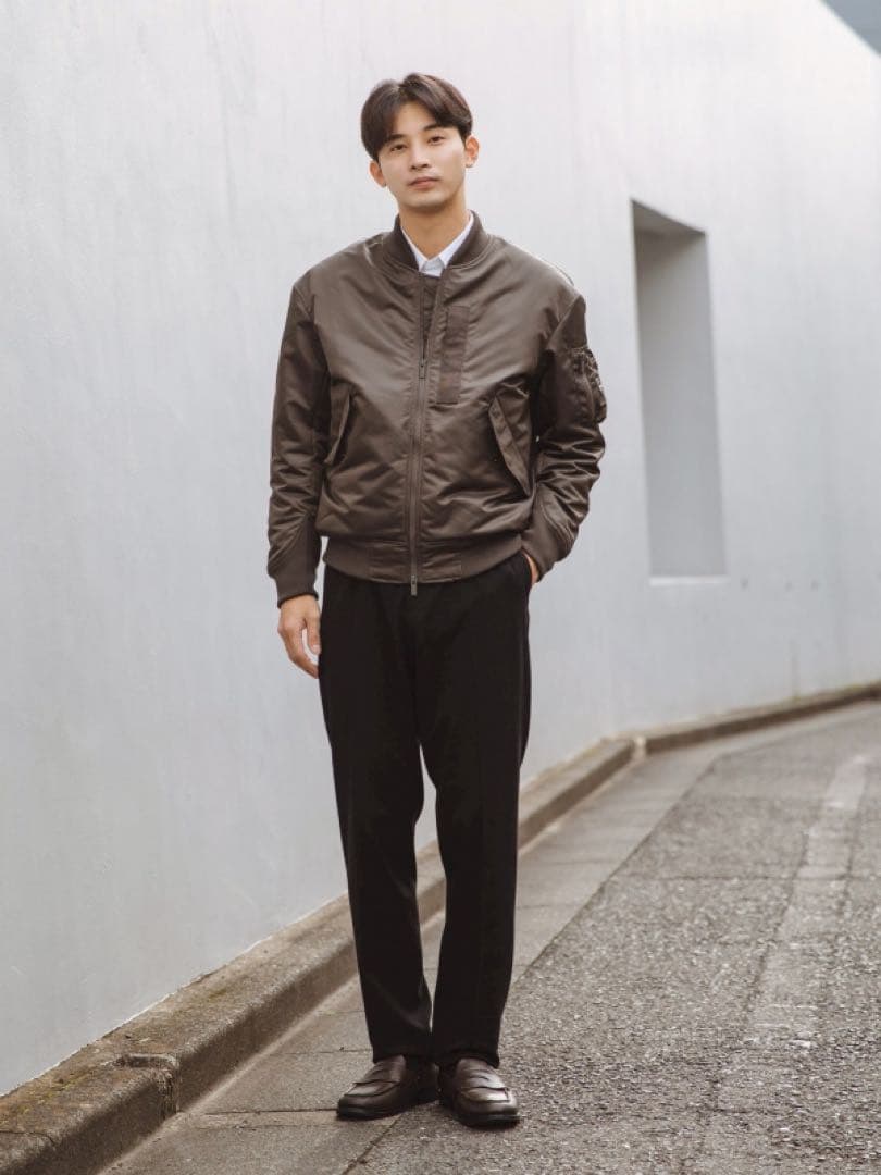 【M】UNIQLO+J ユニクロ MA-1 GLAY 新品未使用 2026