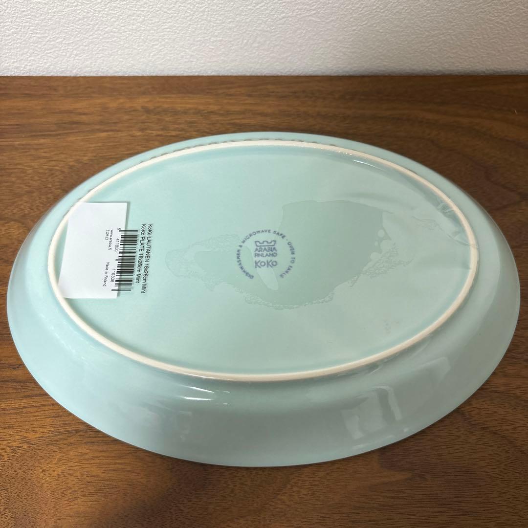 アラビア　koko オーバル　ミント　ホワイト　セット