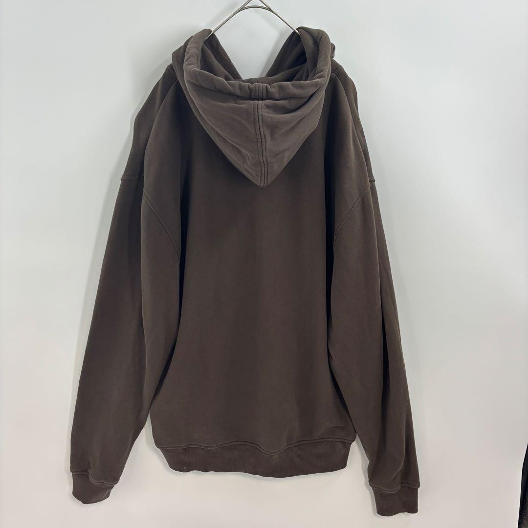 【希少カラー】Amiアミ 刺繍 ワンポイント ハートロゴ　パーカー XL