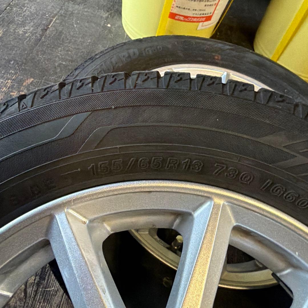 ヨコハマ アイスガード　13インチ　スタッドレス　　　タイヤホイールセット