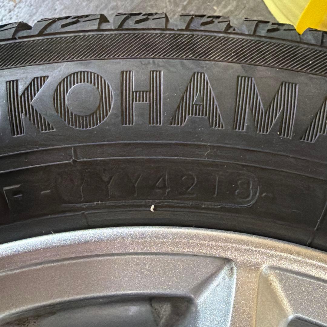 ヨコハマ アイスガード　13インチ　スタッドレス　　　タイヤホイールセット