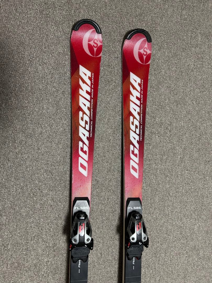 OGASAKA TC-SA スキー板　165cm ビンディング付