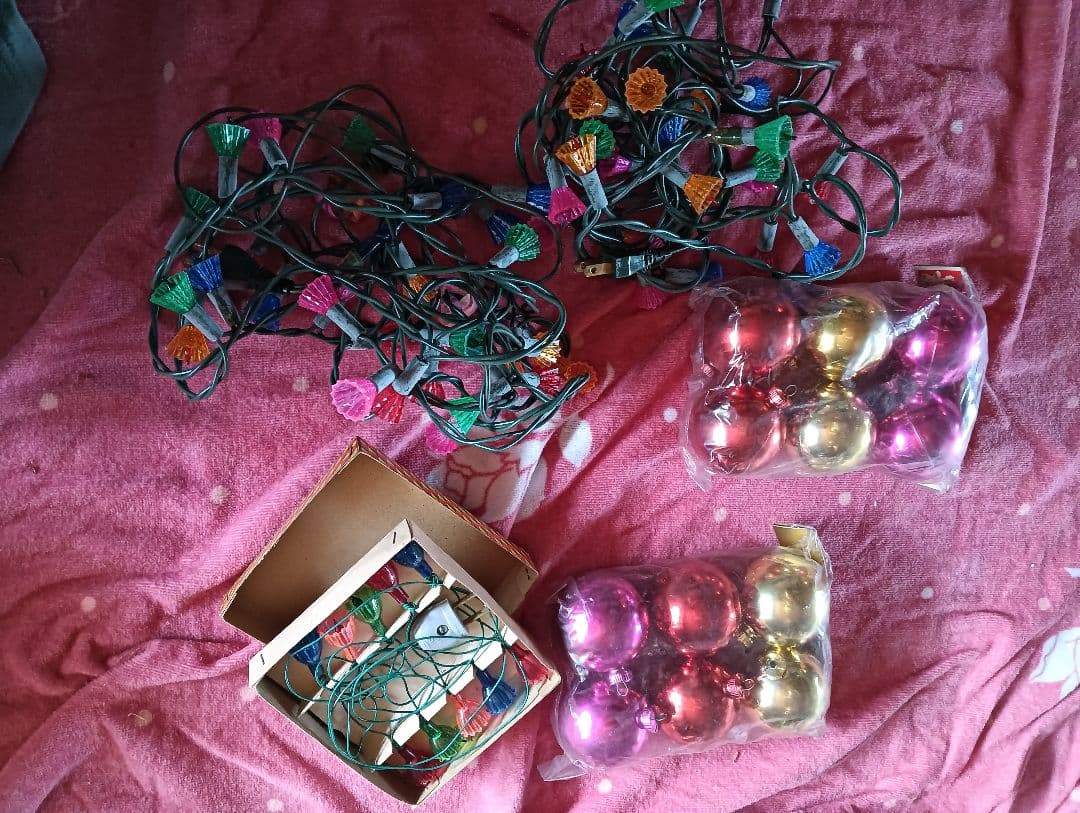 ★昭和レトロ　クリスマス　イルミネーション　アンティーク