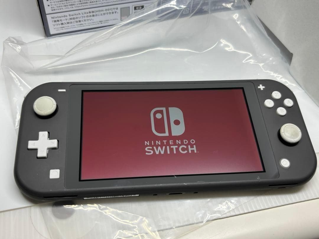 すぐに遊べる！Nintendo Switch Lite グレー 本体セット