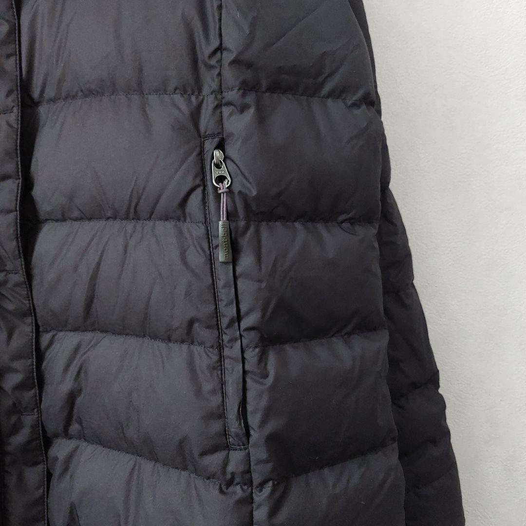 mont-bell トラベルダウンロングコート♪ブラックゆったりL-R