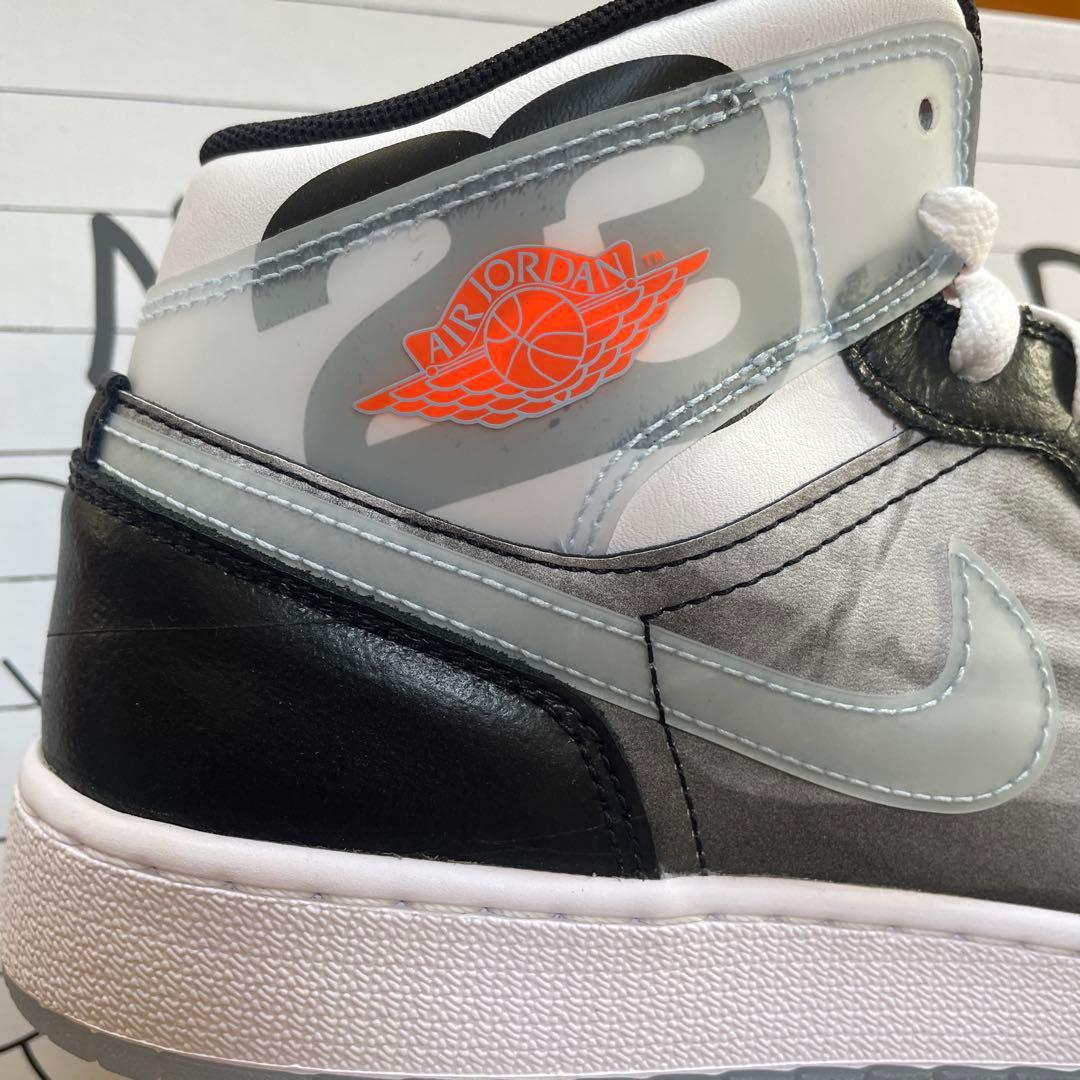 Air Jordan 1 Mid SS (GS)“X-Ray\"レディース25cm