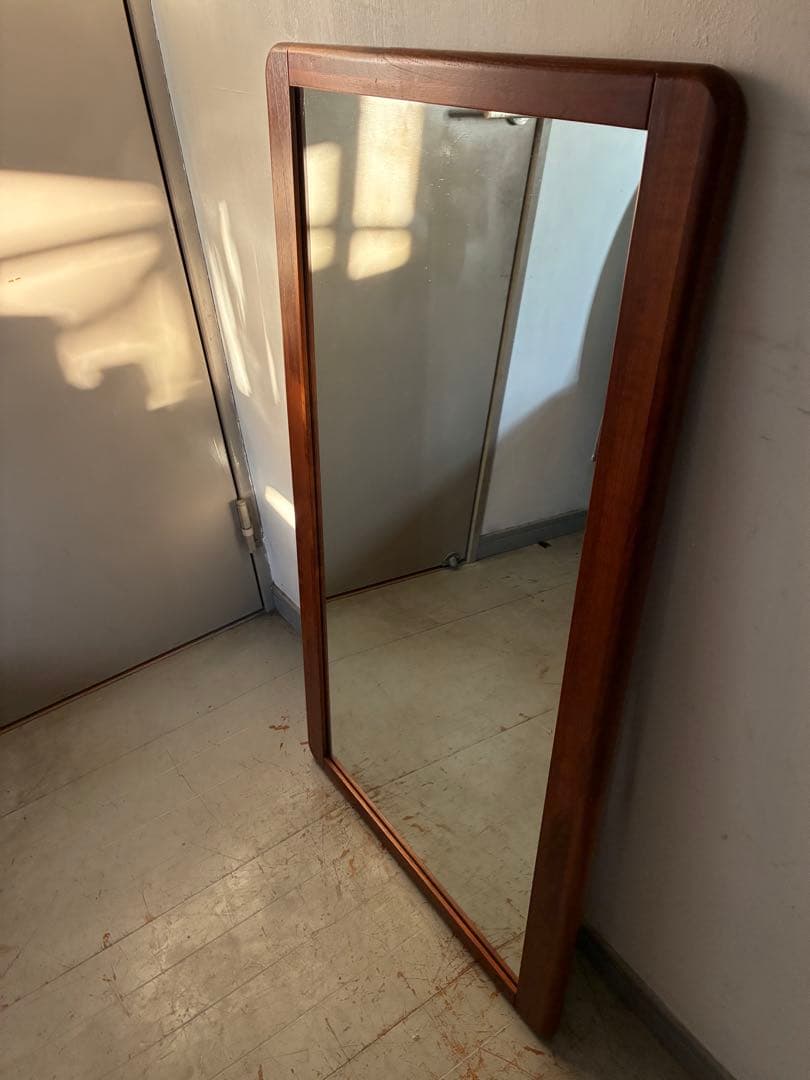 ヤマハ YAMAHA チーク材 ウォールミラー ジャパンビンテージ 北欧