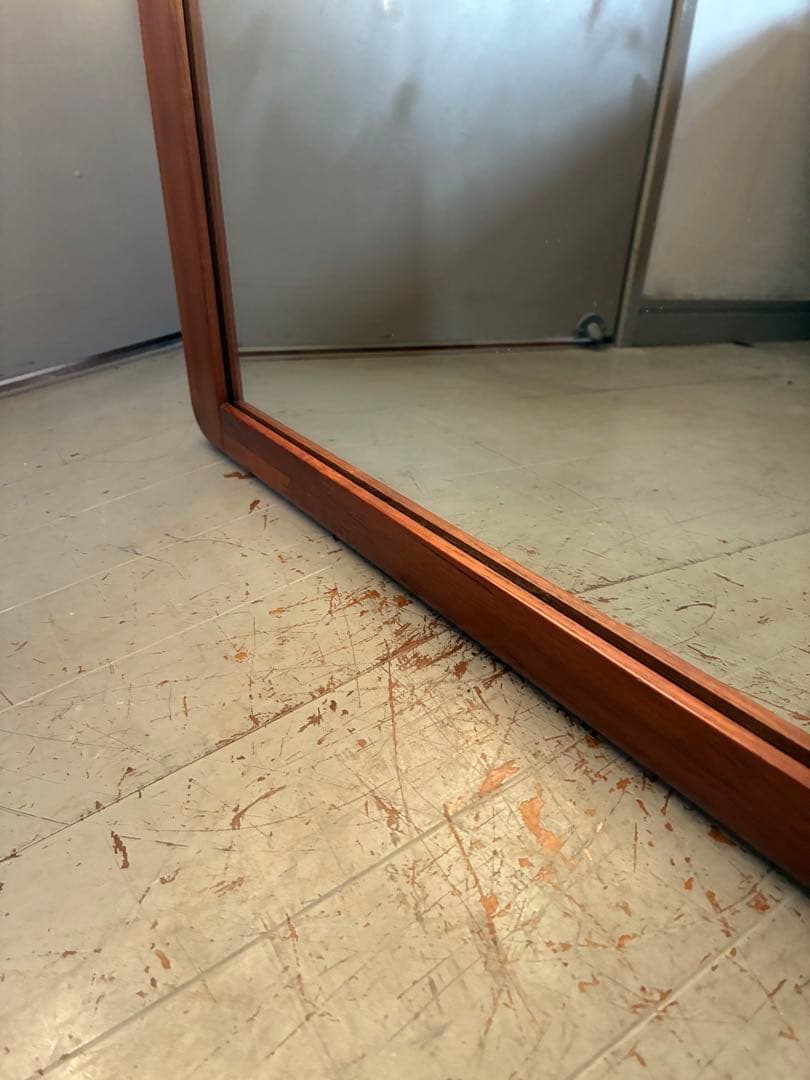 ヤマハ YAMAHA チーク材 ウォールミラー ジャパンビンテージ 北欧