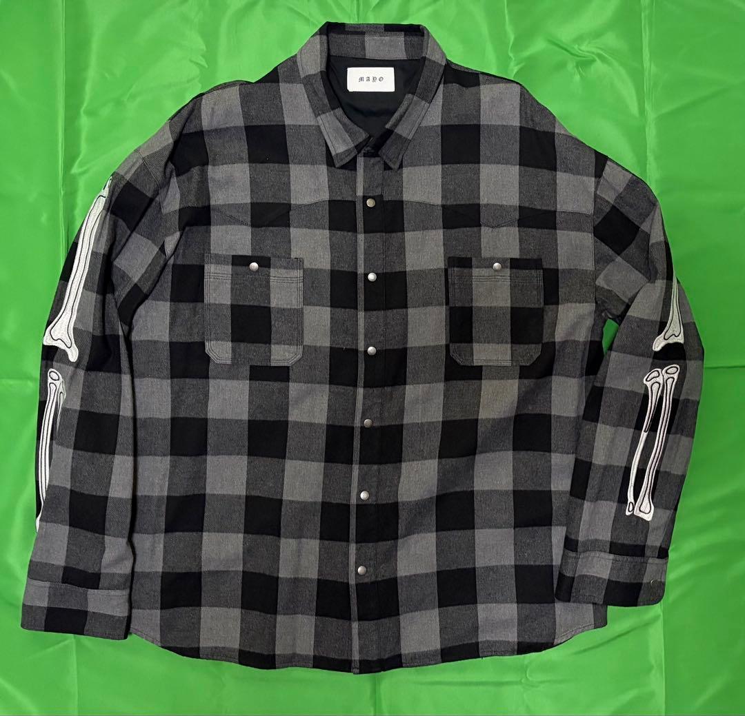 【DJふぉい着用】MAYO FGMNチェックシャツ　XL美品　メイヨー