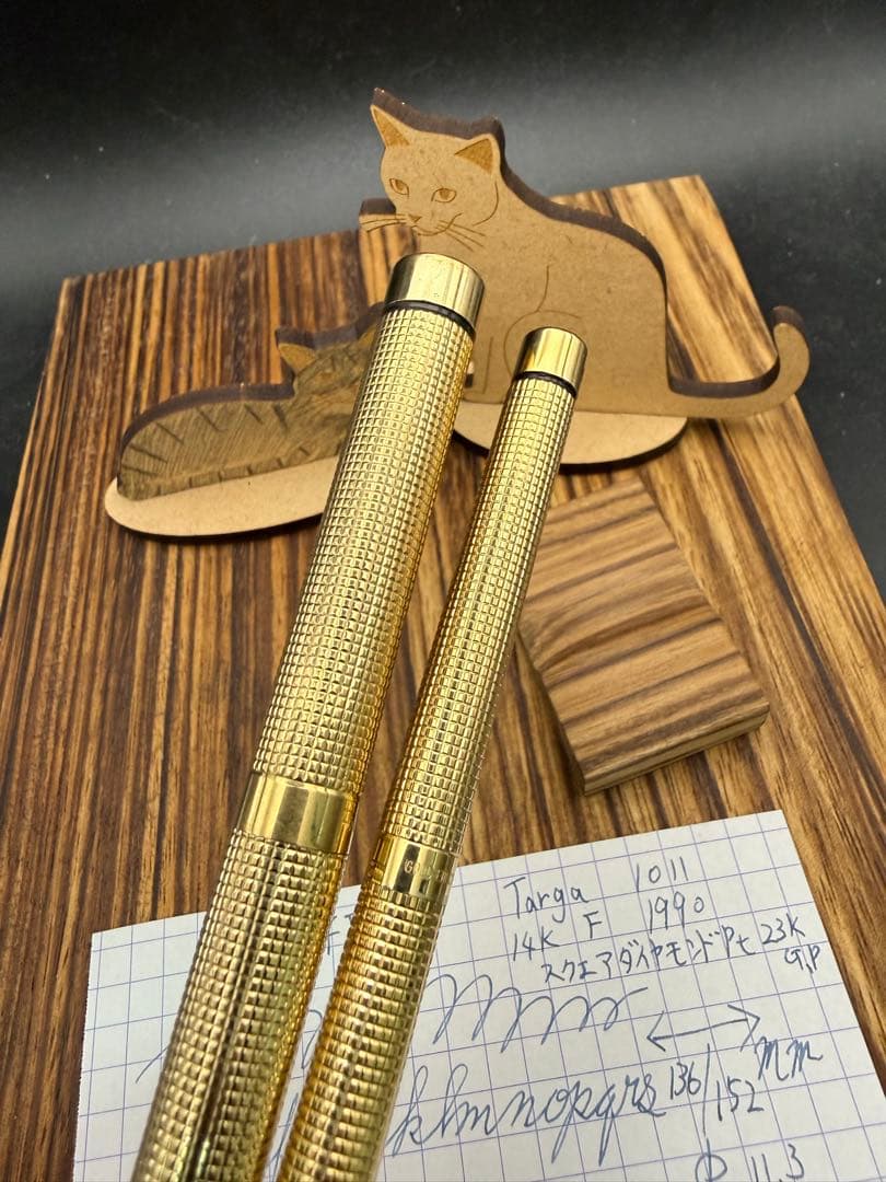 SHEAFFER 万年筆 タルガ 1011 23K G.P ボールペンセット