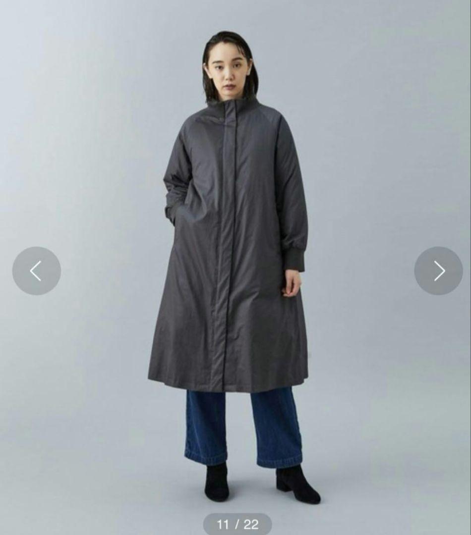 ファミちゃんさま専用！ADIEU TRISTESSE 中綿Aラインコート グレー