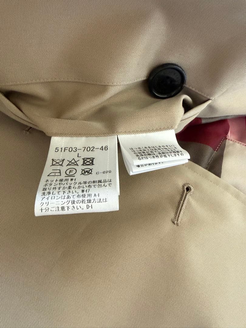 BLACK LABEL CRESTBRIDGE ベージュトレンチコート