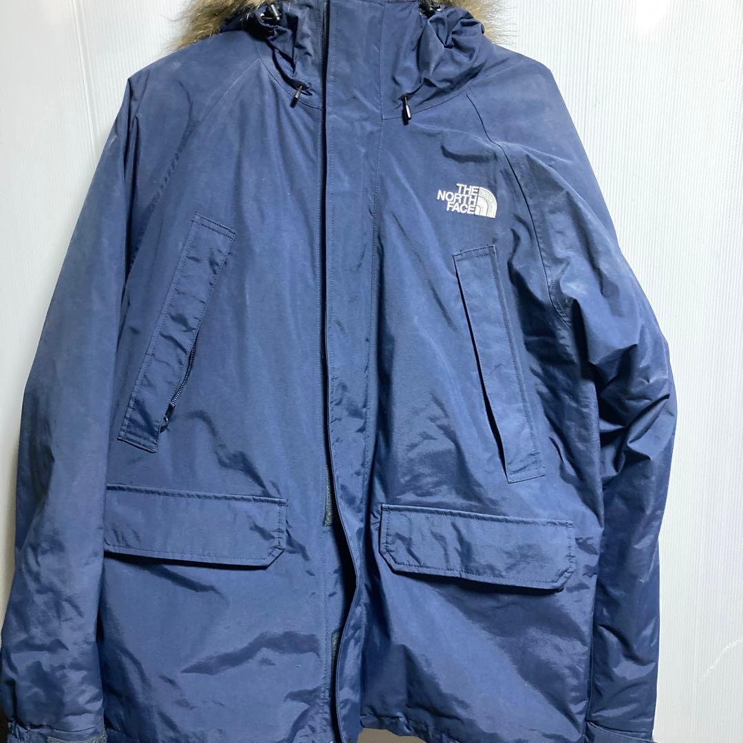 THE NORTH FACE マウンテンパカーインナーダウン付き　 L ネイビー