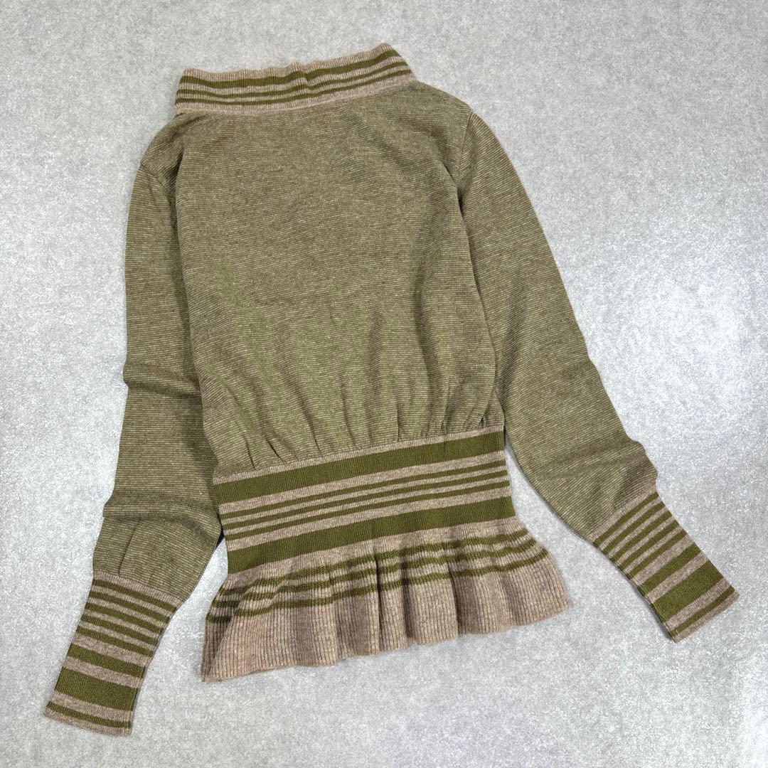 Vivienne Westwood RED LABEL シルク混 ペプラムニット