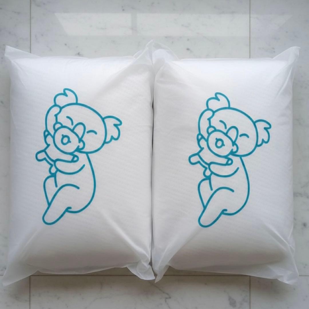 超美品 koala コアラピロー 枕 低反発 快眠枕　2点セット