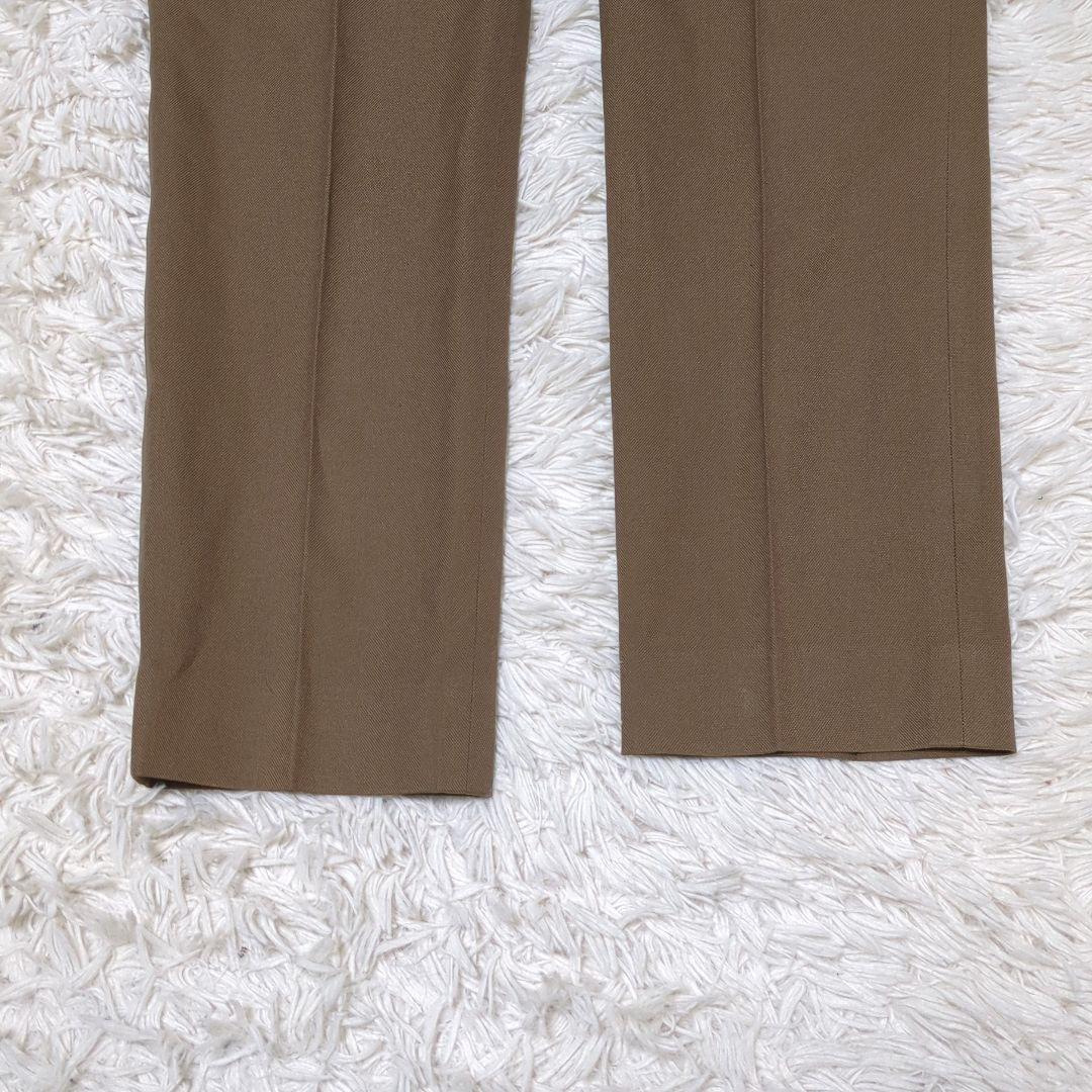 セオリー　スーツ　セットアップ　ノーカラー　ベージュ　ストレッチ コットン