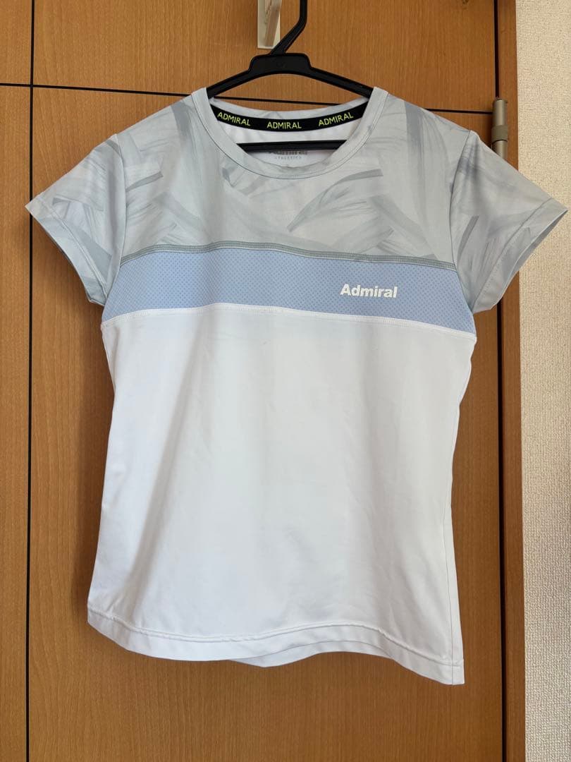 Admiral テニスウェアセット ホワイト/ライトブルー