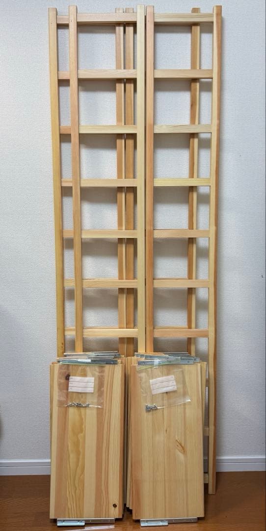 無印良品 / パイン材ユニットシェルフ / 奥行２５ｃｍタイプ・５８ｃｍ幅・大