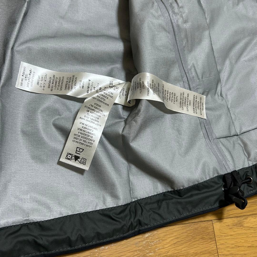 パタゴニアトレントシェル 3L・レイン・ジャケット　ブラックSサイズ