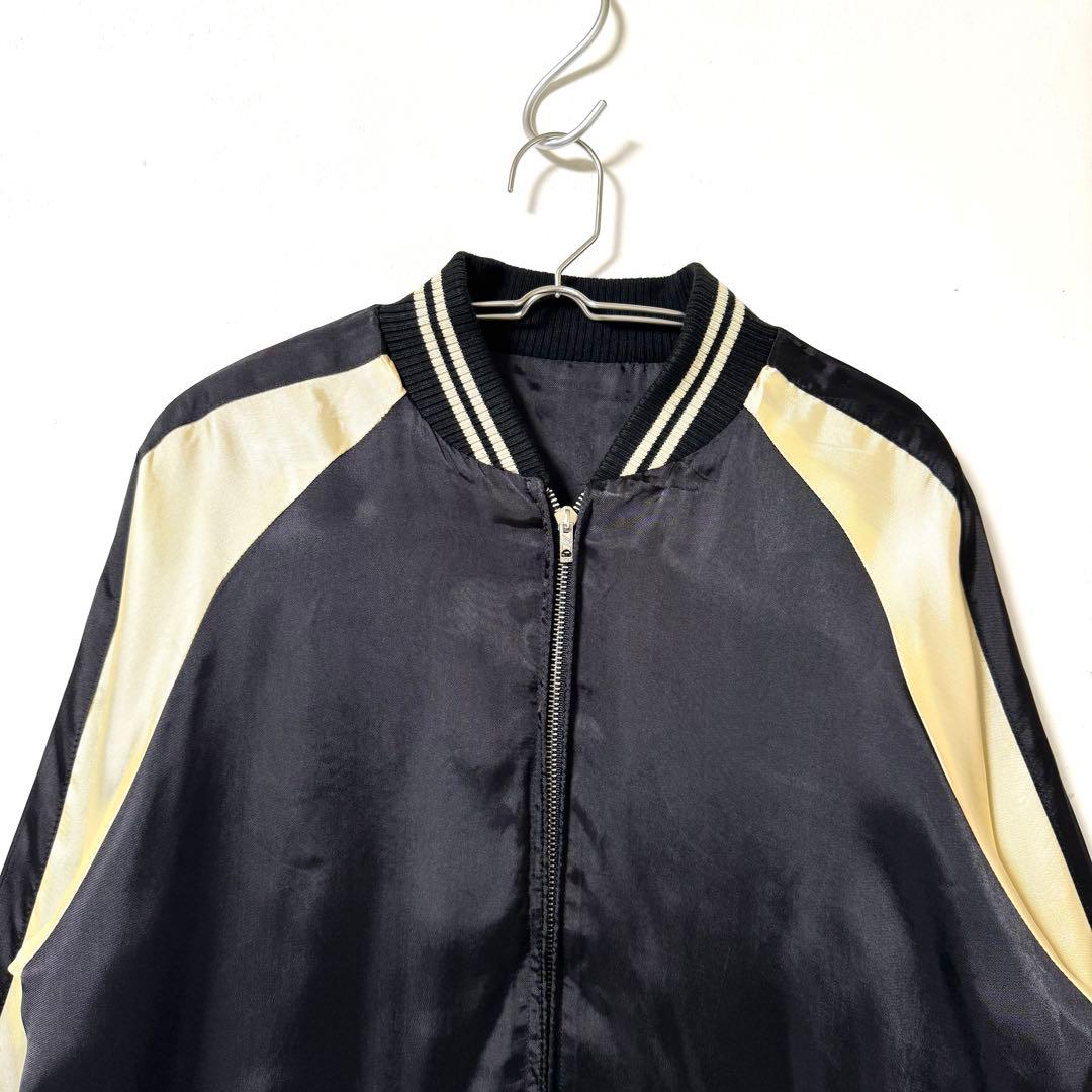 美品 CROPPED HEADS スカジャン リバーシブル 鷹 刺繍 スーベニア