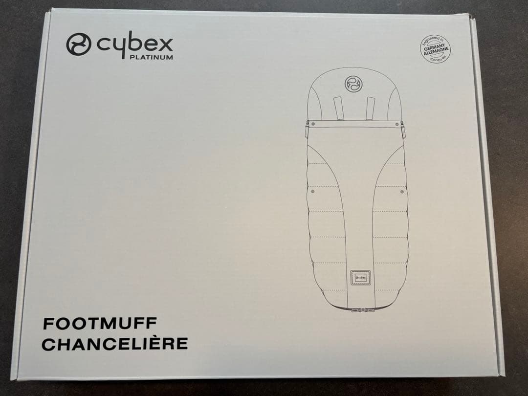 【美品】サイベックス Cybex フットマフ プラチナム