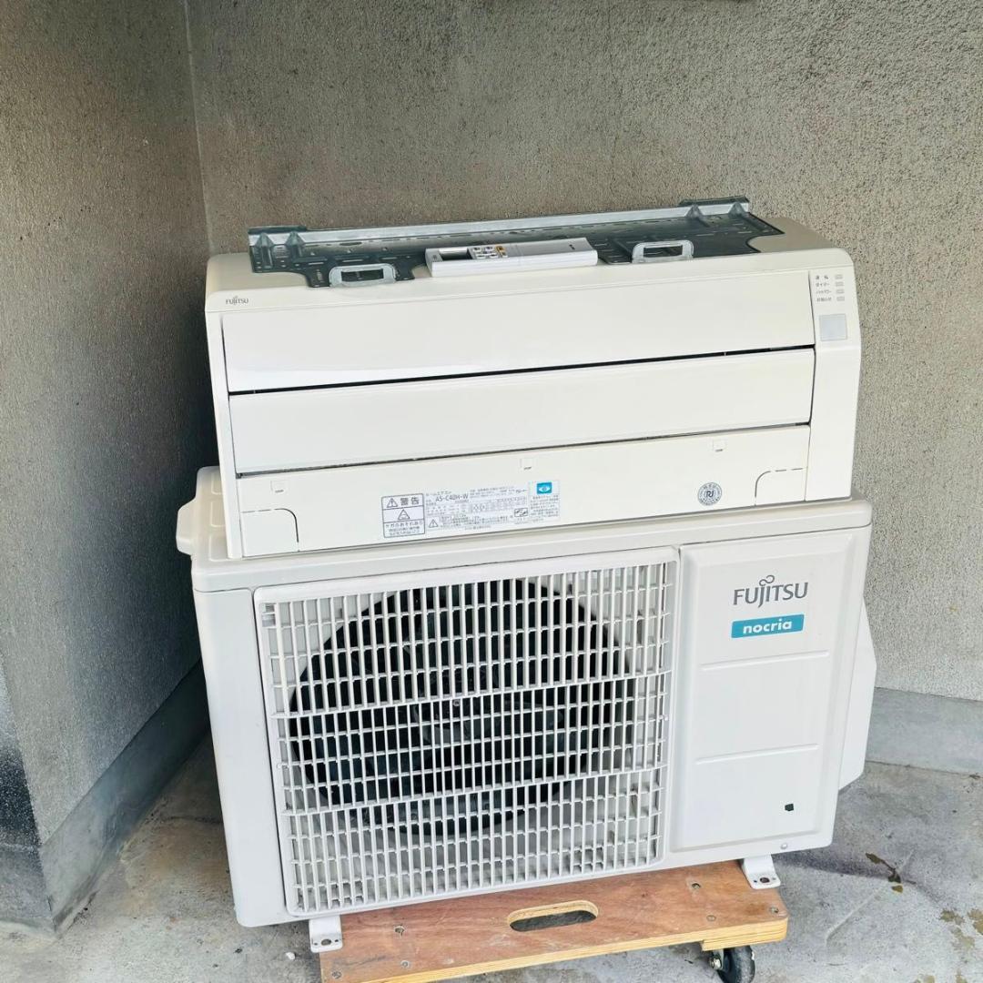富士通 FUJITSU ルームエアコン AS-C40H-W 2018年製 冷暖房