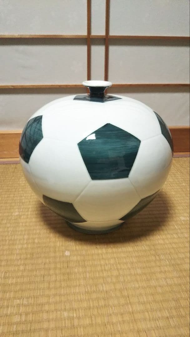 サッカーボールの花瓶